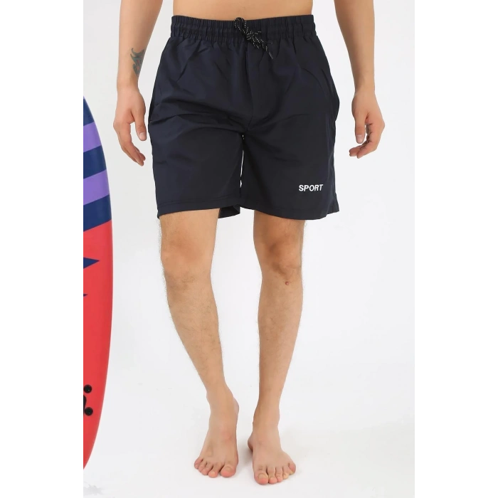 Moda Erkek Lacivert Deniz Şortu