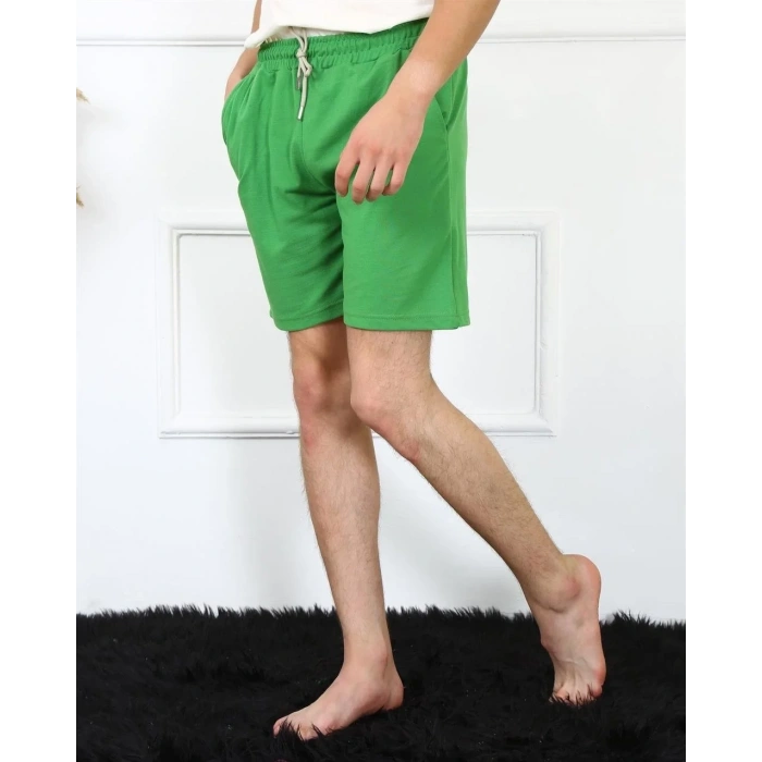 Moda Erkek Lakost Fıstık Yeşili Şort