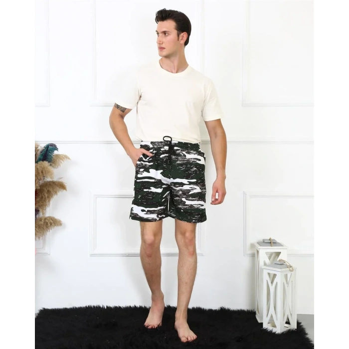 Moda Erkek Lakost Siyah Şort