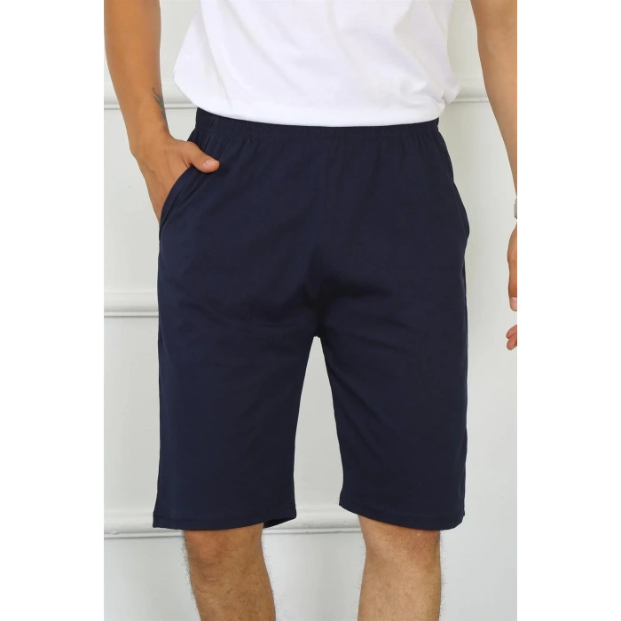 Moda Erkek Pamuk Lacivert Kapri