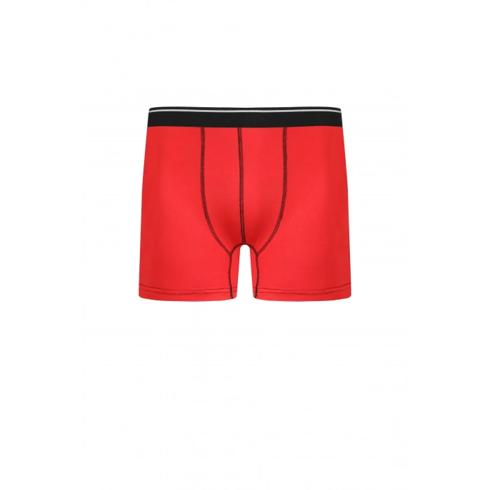 Moda Erkek Pamuk Likralı Boxer Kırmızı