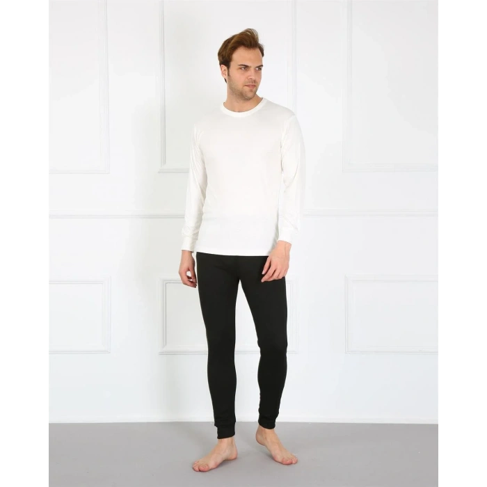 Moda Erkek Pamuk Siyah Tek Alt İçlik