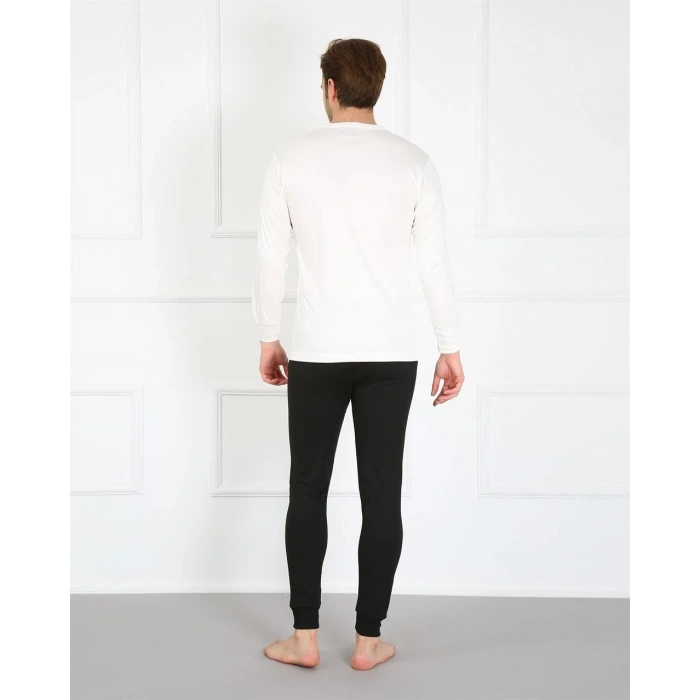 Moda Erkek Pamuk Siyah Tek Alt İçlik