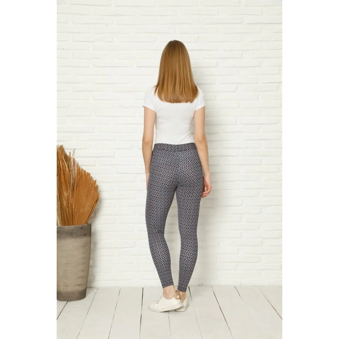 Moda Penye Likralı Tayt Lacivert