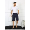 Moda Erkek Pamuk Lacivert Kapri