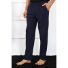 Moda Erkek Pamuk Lacivert Tek Alt Pijama