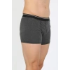 Moda Erkek Pamuk Likralı Boxer Antrasit