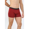 Moda Erkek Pamuk Likralı Boxer Bordo