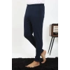 Moda Erkek Pamuk Tek Alt Pijama Lacivert