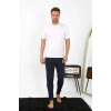 Moda Erkek Pamuk Tek Alt Pijama Lacivert