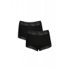 Moda Kadın Pamuklu 2li Boxer Siyah