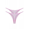Moda Kadın Pembe Transparan 2li Tanga Slip
