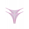 Moda Kadın Pembe Transparan 2li Tanga Slip