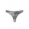 Moda Kadın Siyah Beyaz Desenli 2li Tanga Slip