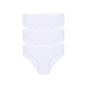 Moda Kız Çocuk 3lü Beyaz Külot