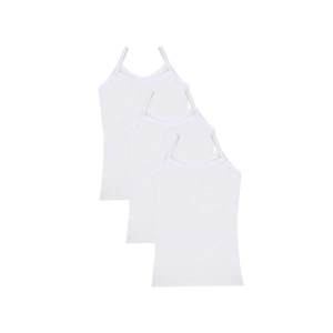 Moda Kız Çocuk 3lü İp Askılı Atlet