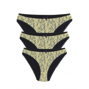 Moda Pamuklu 3lü Külot Lacivert