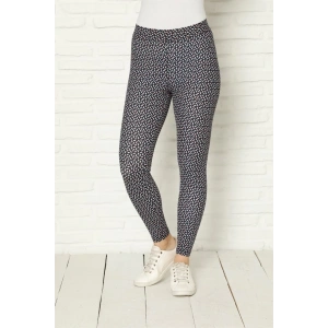 Moda Penye Likralı Tayt Lacivert