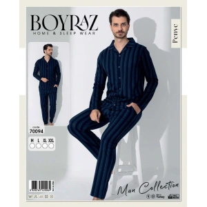 Boyraz 70094 Erkek Uzun Kol Penye Pijama Takımı