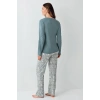 Arnetta 3406-s Kadın Uzun Kol Pijama Takım