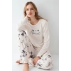 Arnetta 3411-s Kadın Uzun Kol Pijama Takım