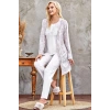 Flz 31-104 Bayan Kadife Sabahlık Pijama Takımı