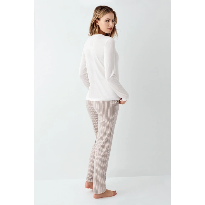 Arnetta 3424-s Kadın Uzun Kol Pijama Takım