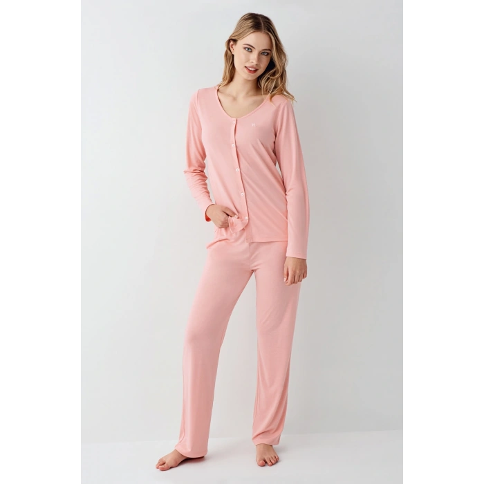 Arnetta 3460-s Kadın Uzun Kol Pijama Takım