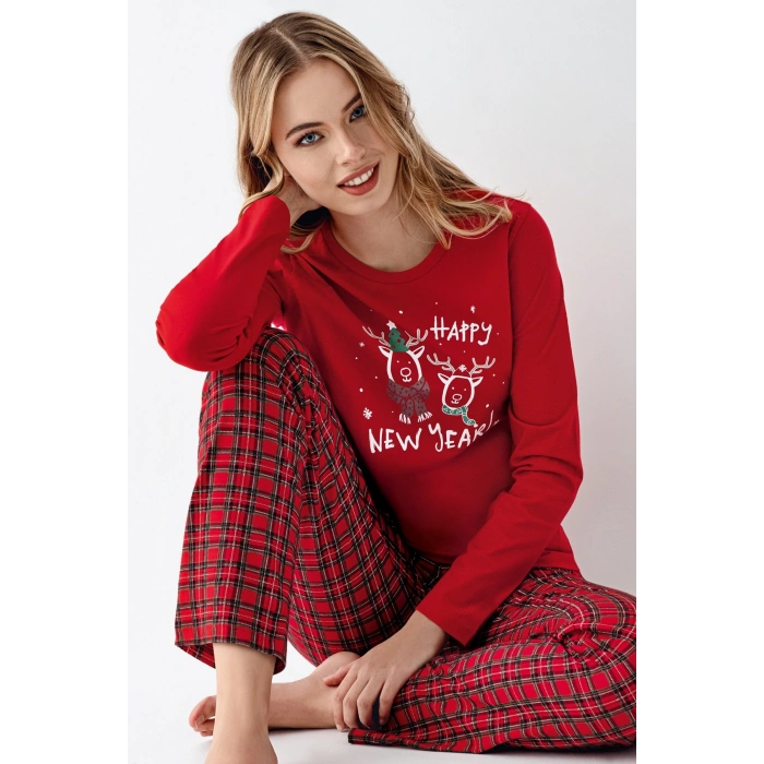 Arnetta 3514-s Kadın Uzun Kol Pijama Takım