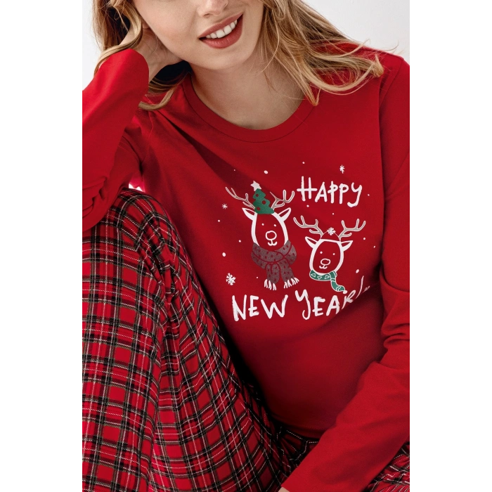 Arnetta 3514-s Kadın Uzun Kol Pijama Takım