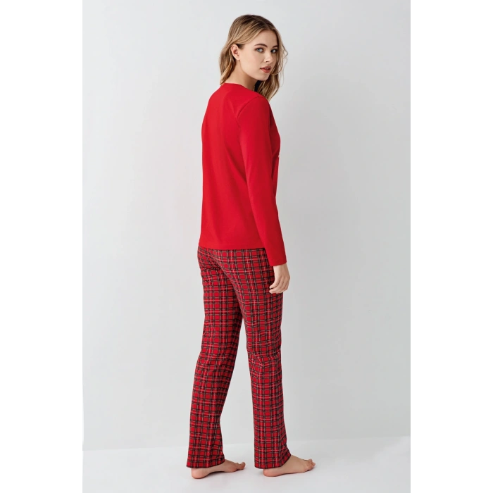 Arnetta 3514-s Kadın Uzun Kol Pijama Takım
