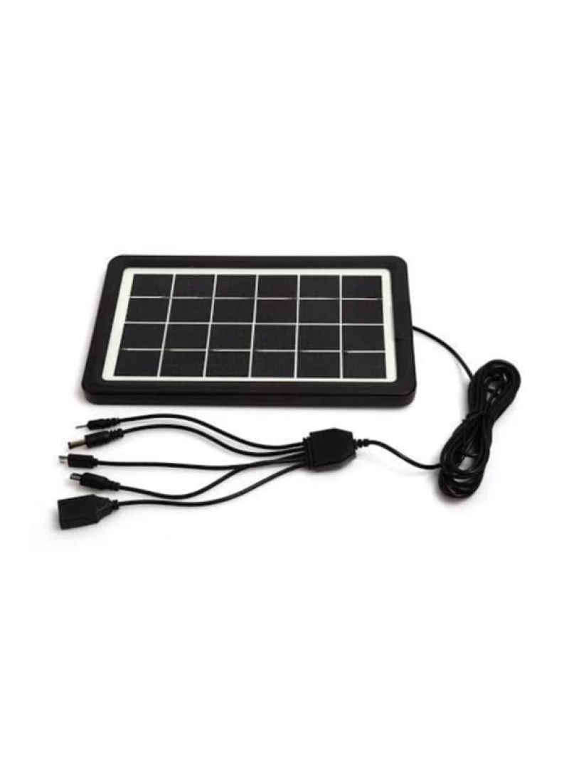 3.5W 9V Güneş Paneli Solar Panel IPX6 USB 5 Uçlu