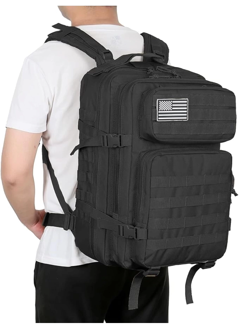 50CM Siyah Taktik 45LT Sırt Çantası NO1