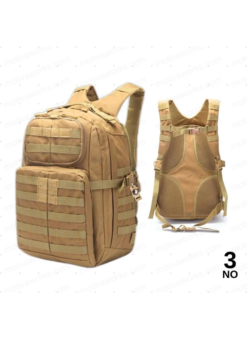 48CM Taktik Çöl Tan Desert Sırt Çantası NO3