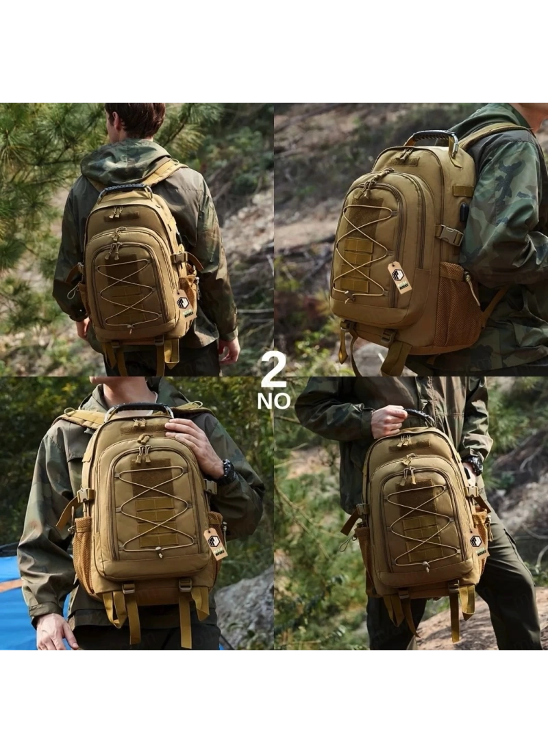50CM Taktik Siyah Sırt Çantası MW249 NO2