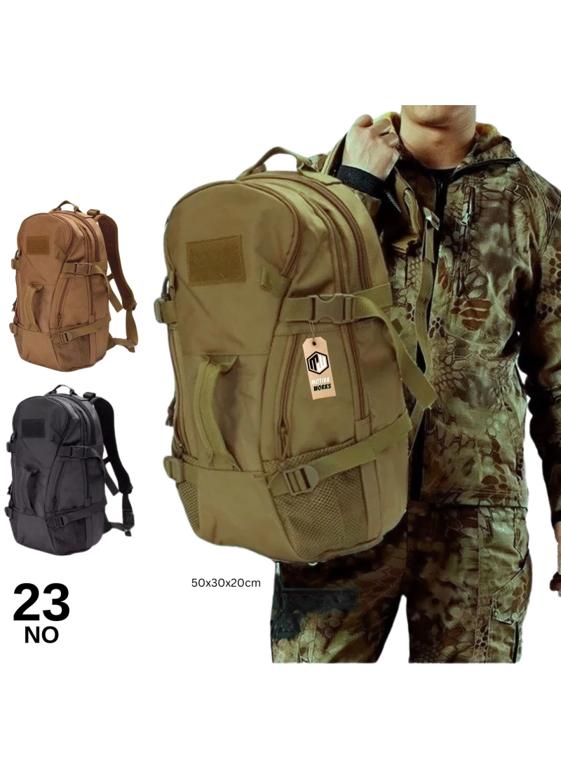 50CM Taktik Haki Yeşil Çok Fonksiyonlu Sırt Çantası MW251 NO23