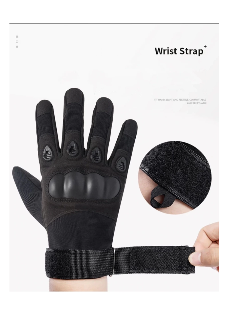 Combat Hard Shell Taktik Eldiven Korumalı Uzun 3 Renk