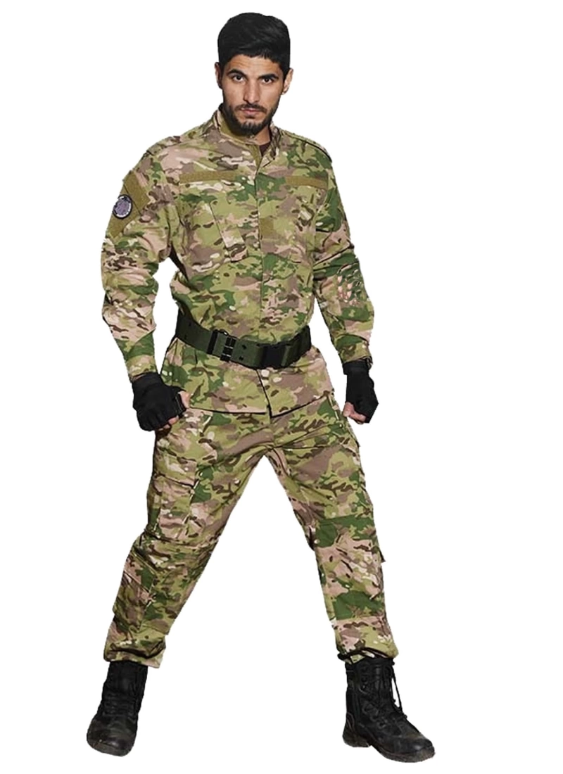 Multicam Kamuflaj Takım Gömlek Pantolon Airsoft Askeri Üniforma