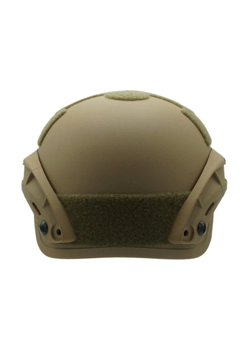 Koruyucu Çöl Sarı Raylı Airsoft Kask Miğfer