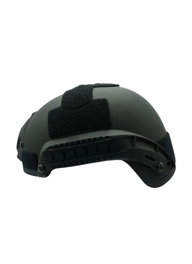 Protective Short Black Rail Air-soft Helmet
