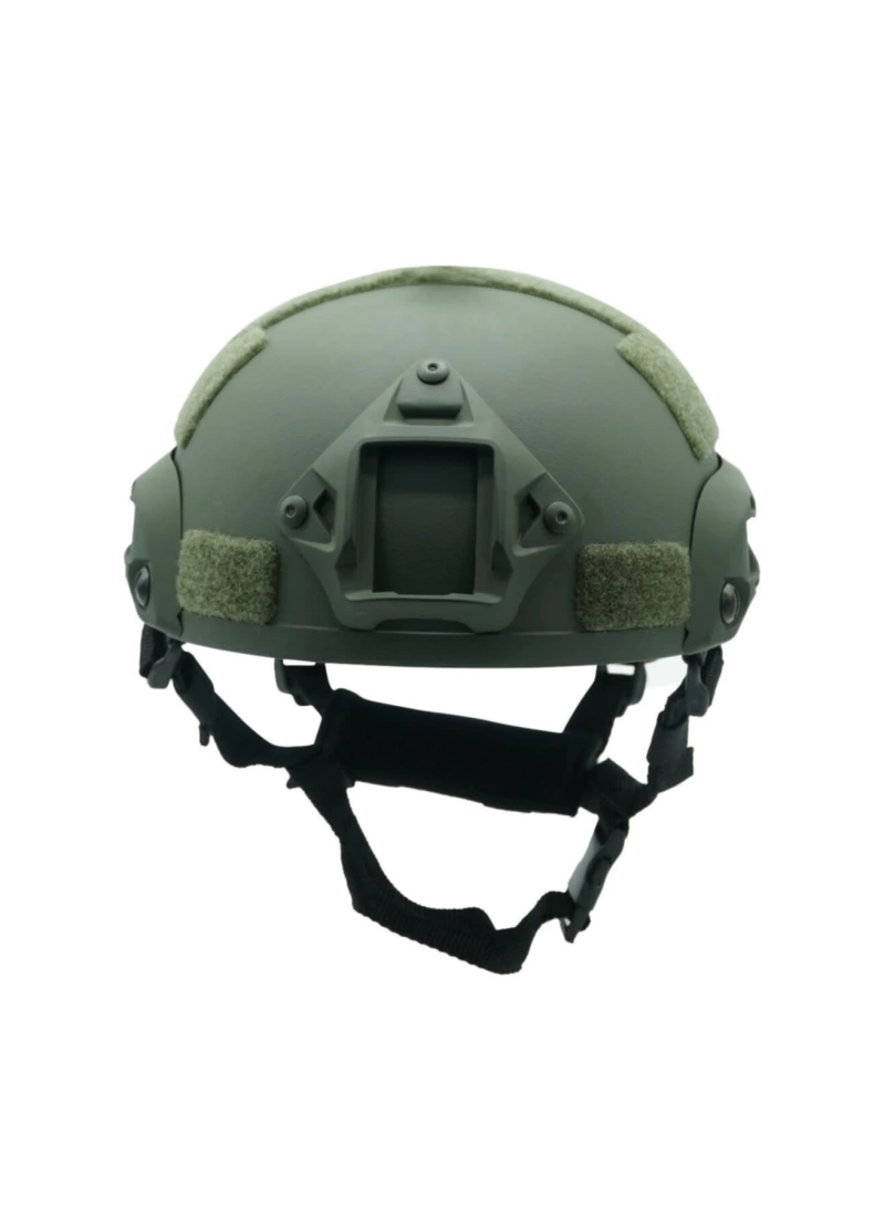 Koruyucu Yeşil Kulak Açık Raylı Air-soft Kask Miğfer