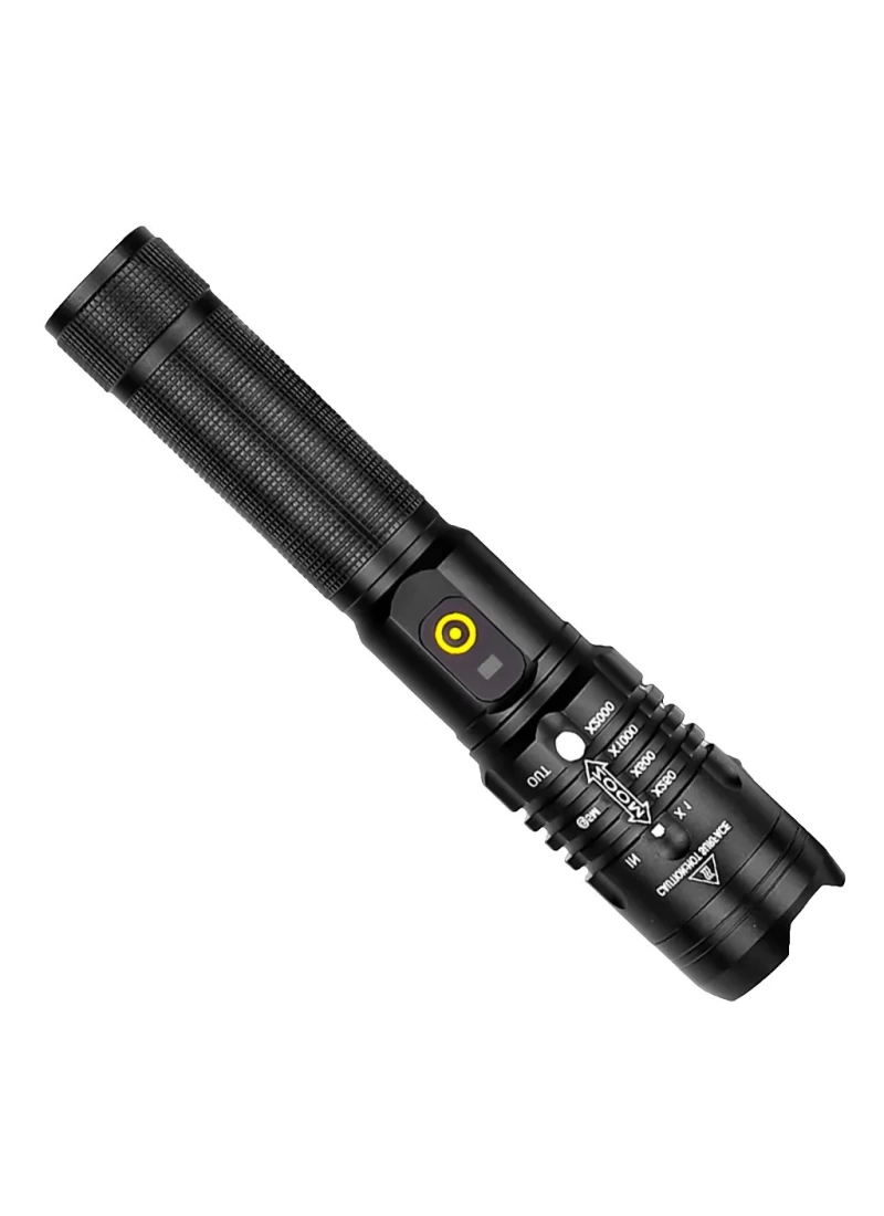 7 Fonksiyonlu Güçlü Led El Feneri Powerbank USB Şarj Zoomlu Acil Durum Afet Çanta Feneri