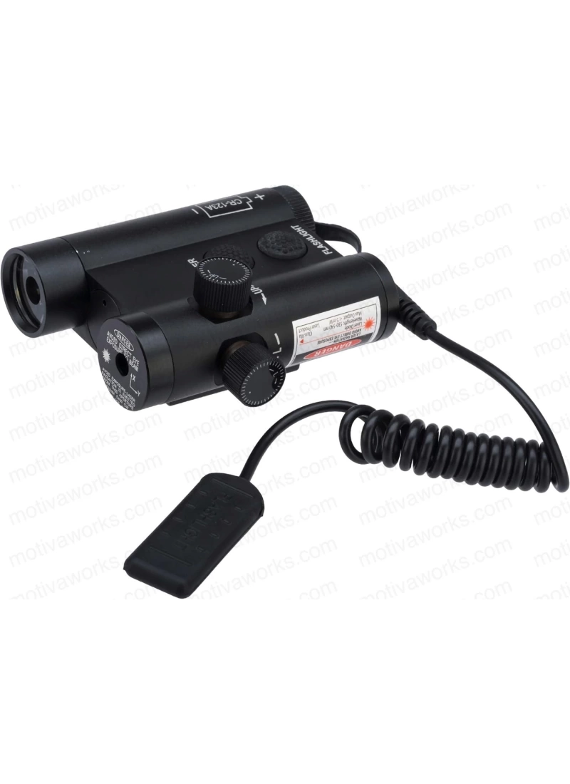 Airsoft Ayarlanabilir Kırmızı Kablolu Fenerli Tüfek Lazer Sight Dot