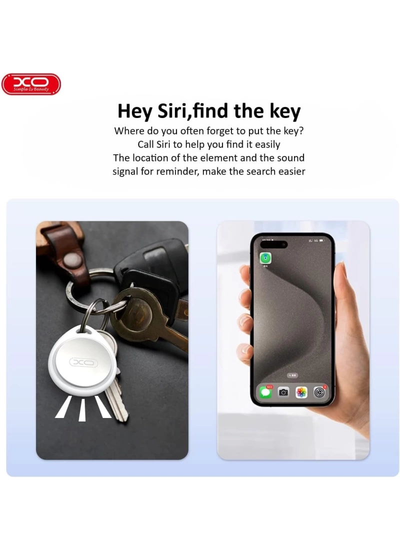 Airtag Akıllı GPS Takip Cihazı Apple IOS Tuya Uyumlu SmartTag XOLP02  (Beyaz)