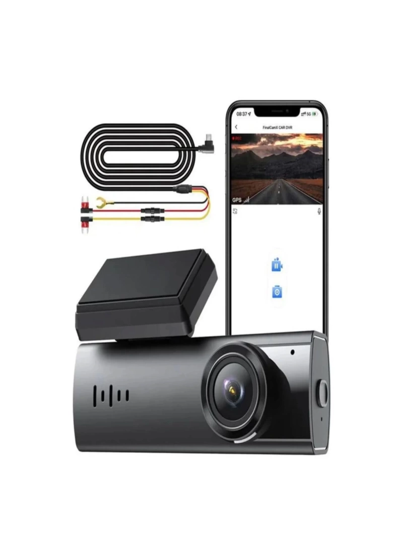 Araç İçi Kamera Wifi DVR Ön Sensörlü 3MP 1920*1080p Type-C 170 Derece Geniş Açı 128GB MicroSD Destekli