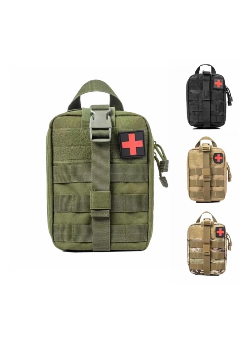 20CM Askeri Taktik Tıbbi Medikal Çanta Çöl Desert Molle İlk Yardım Çantası No13