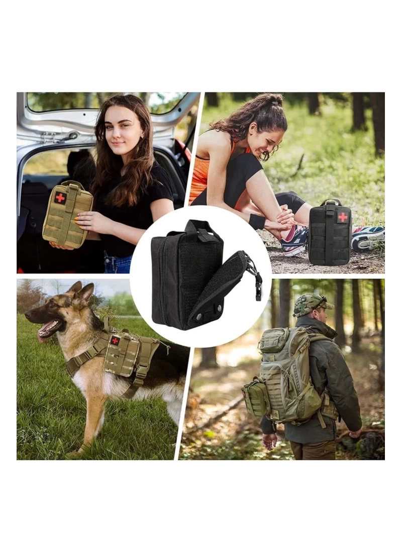 Military Tactical Medical Medical Bag Black Molle First Aid Bag