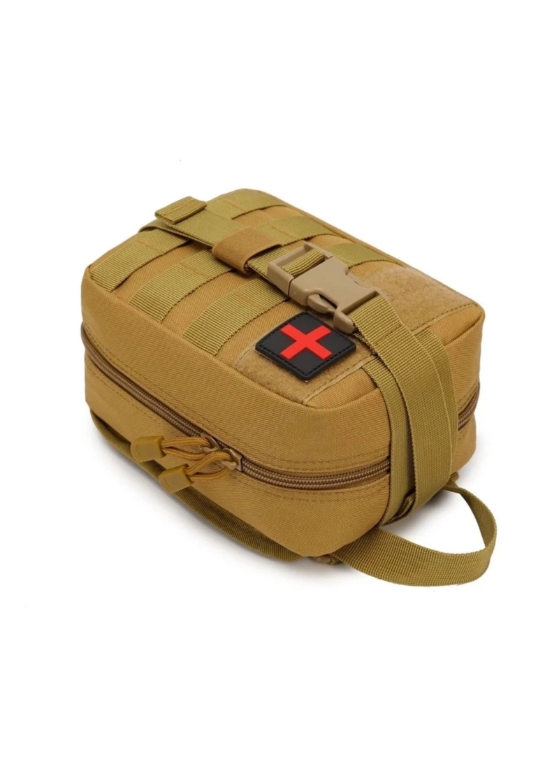 20CM Askeri Taktik Tıbbi Medikal Çanta Çöl Desert Molle İlk Yardım Çantası No13