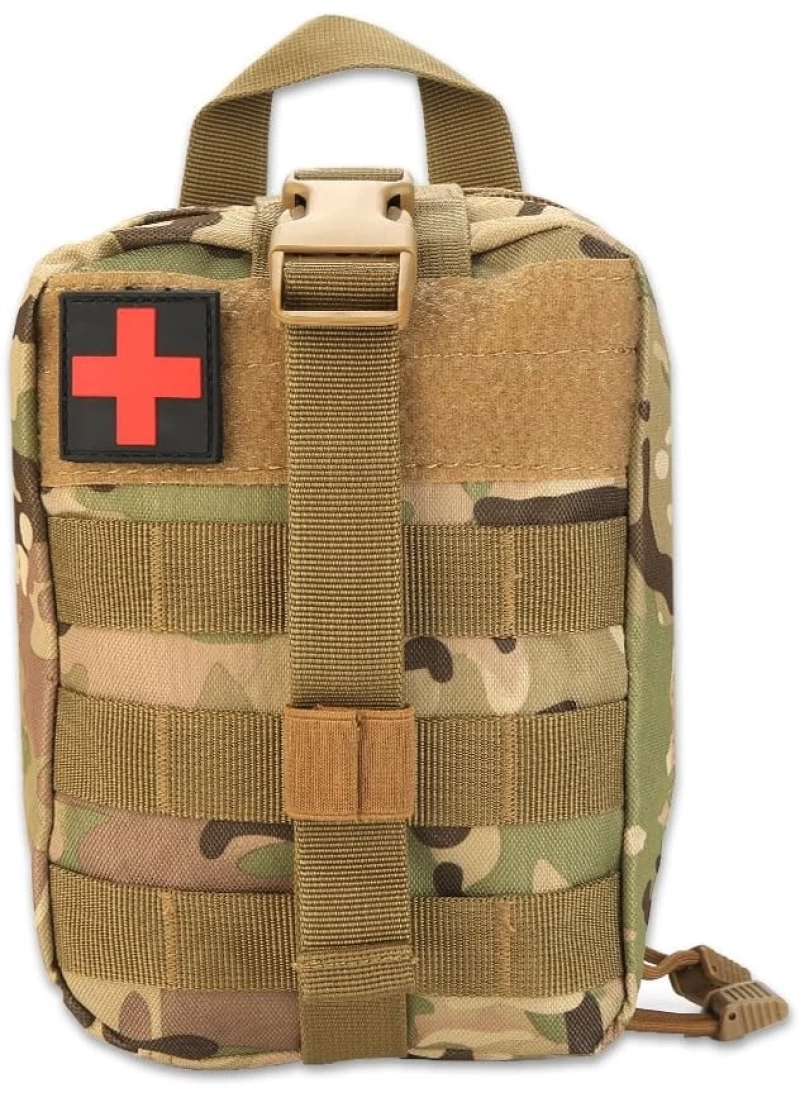 20CM Askeri Taktik Tıbbi Medikal Çanta Multicam Kamuflaj Molle İlk Yardım Çantası No13