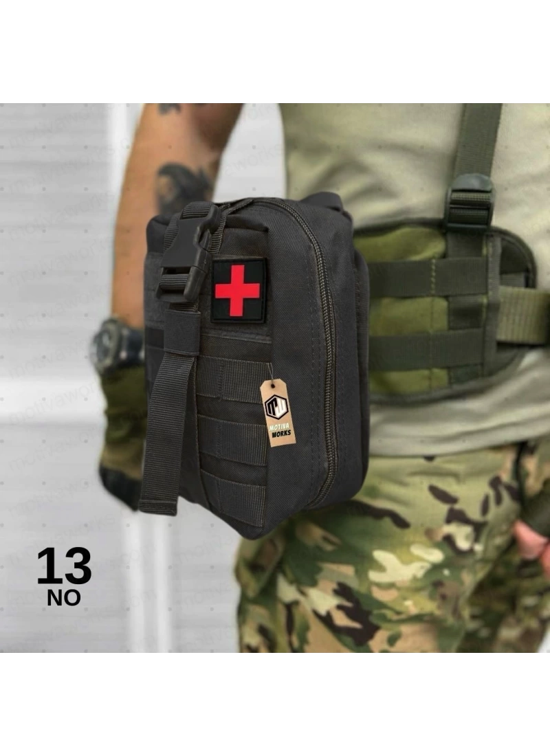 Military Tactical Medical Medical Bag Black Molle First Aid Bag
